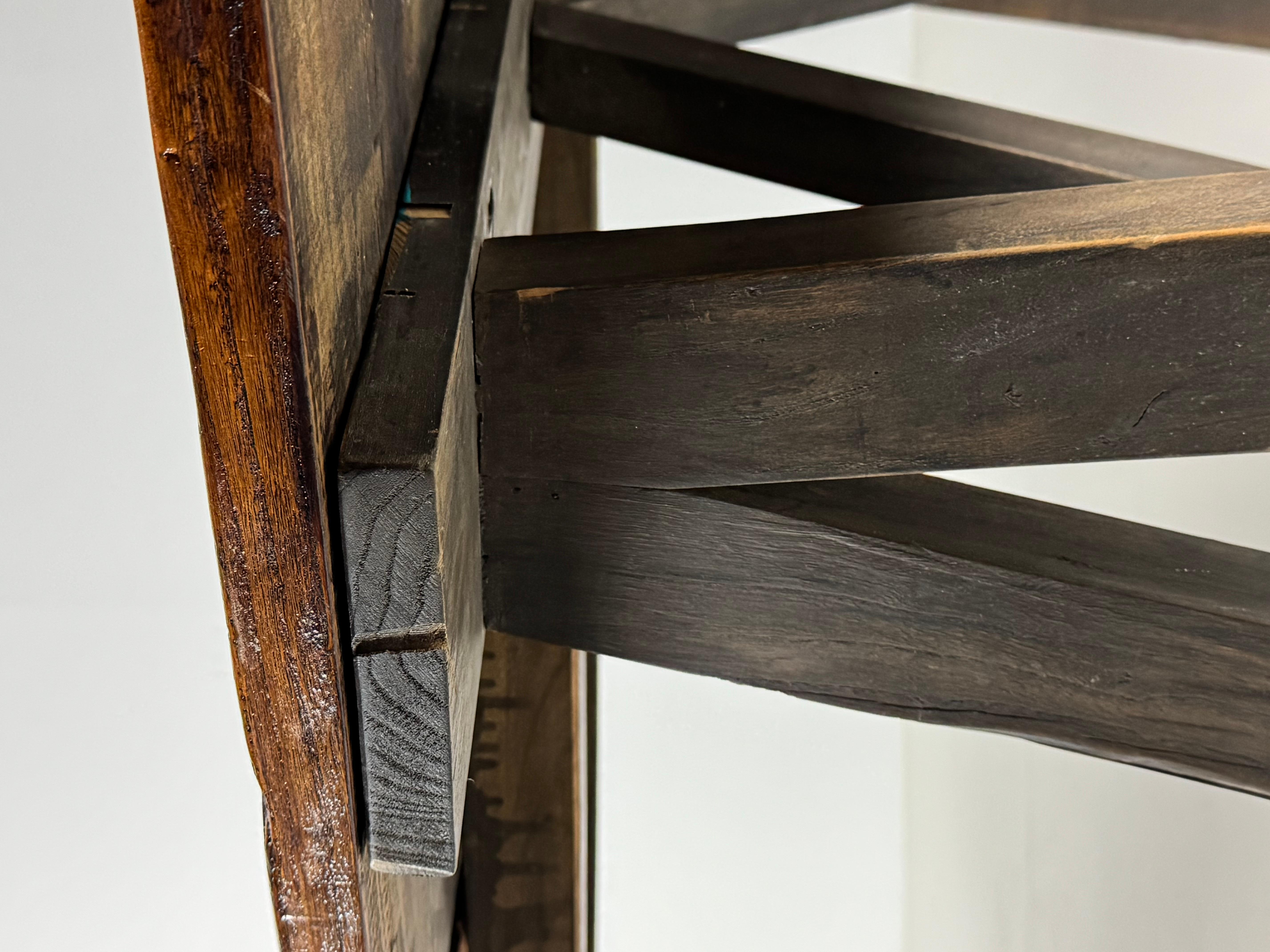 Mesa de comedor estilo francés caballetes 300cm en venta 8