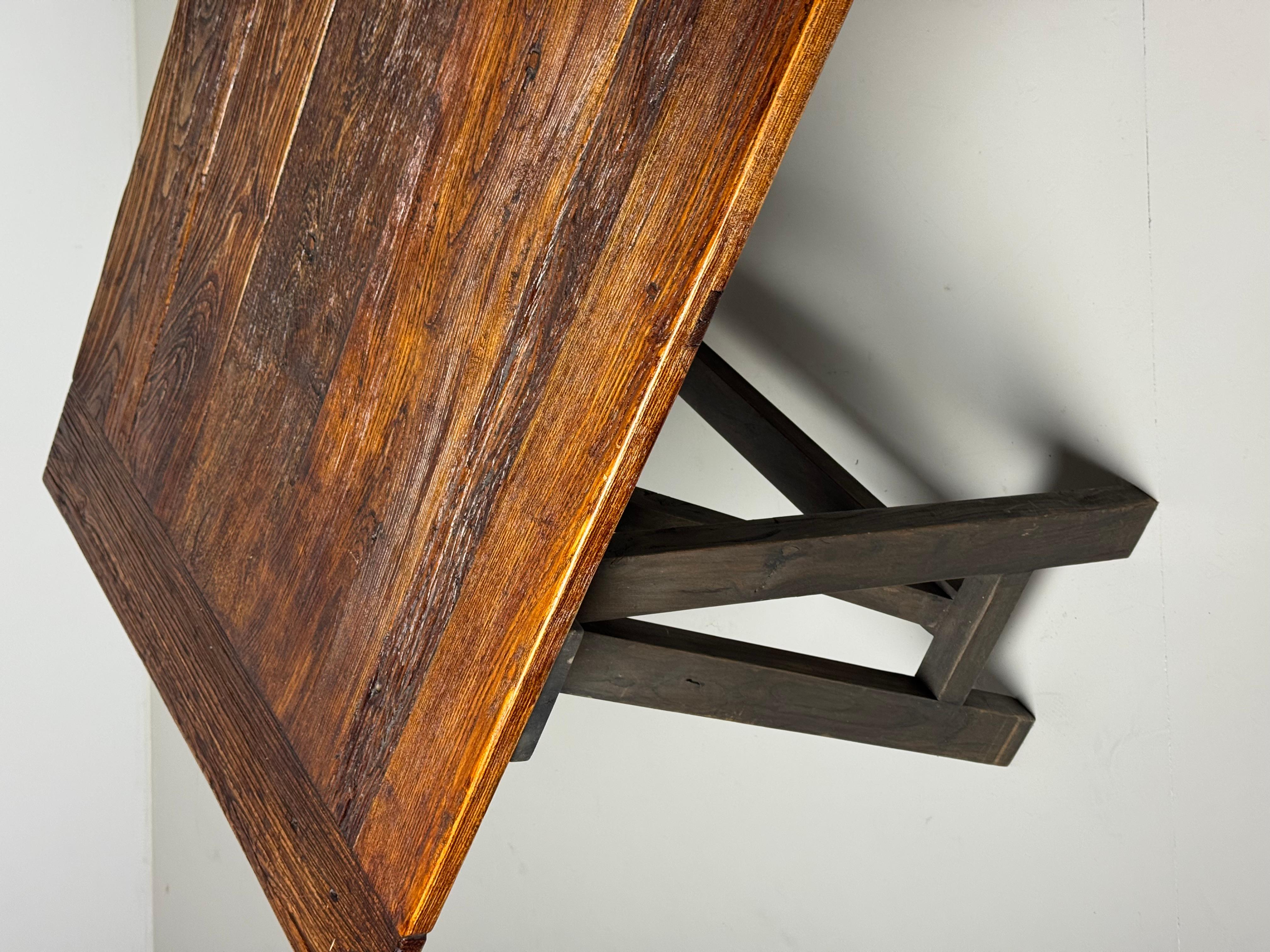 Mesa de comedor estilo francés caballetes 300cm en venta 12