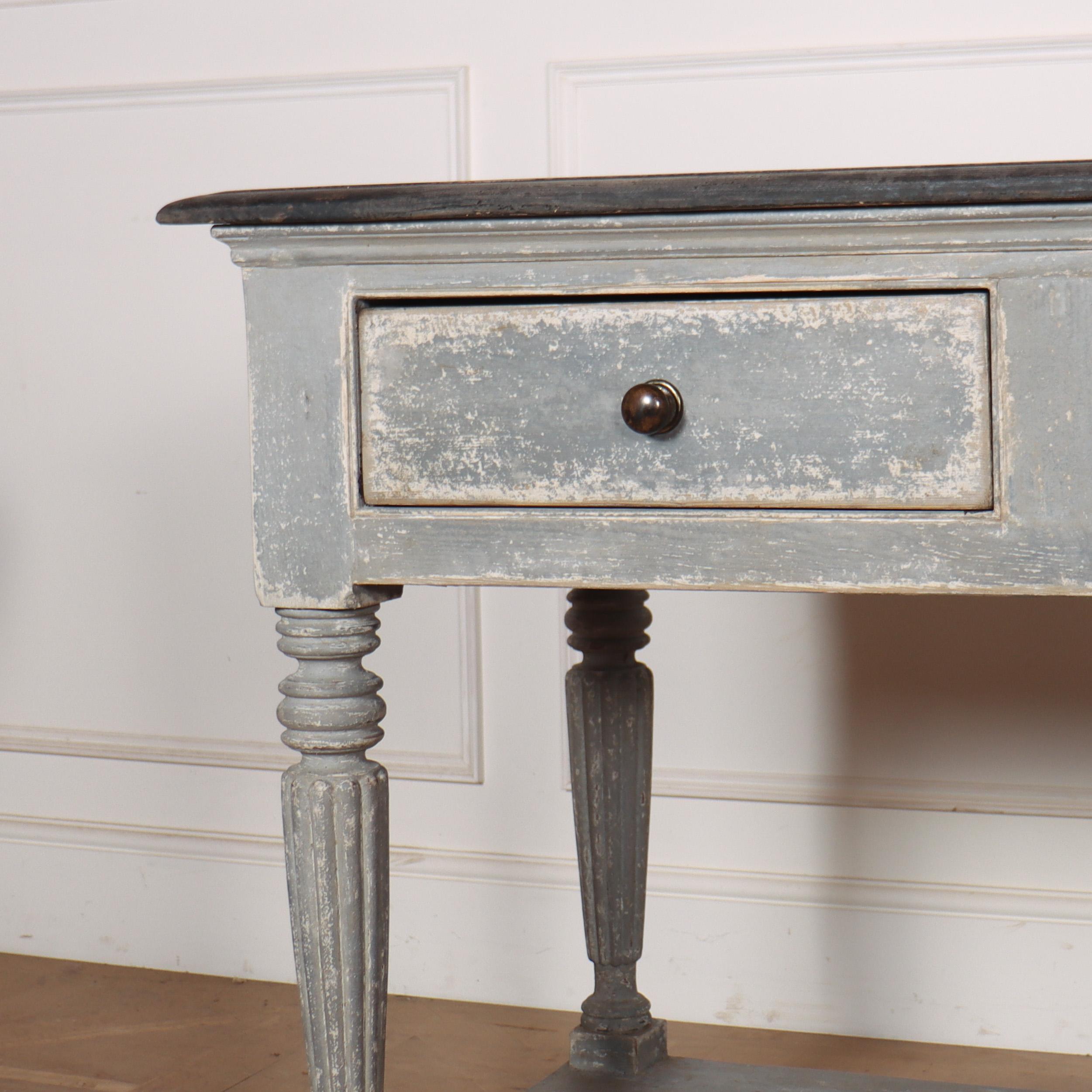 Pine French Style Drapers Console For Sale