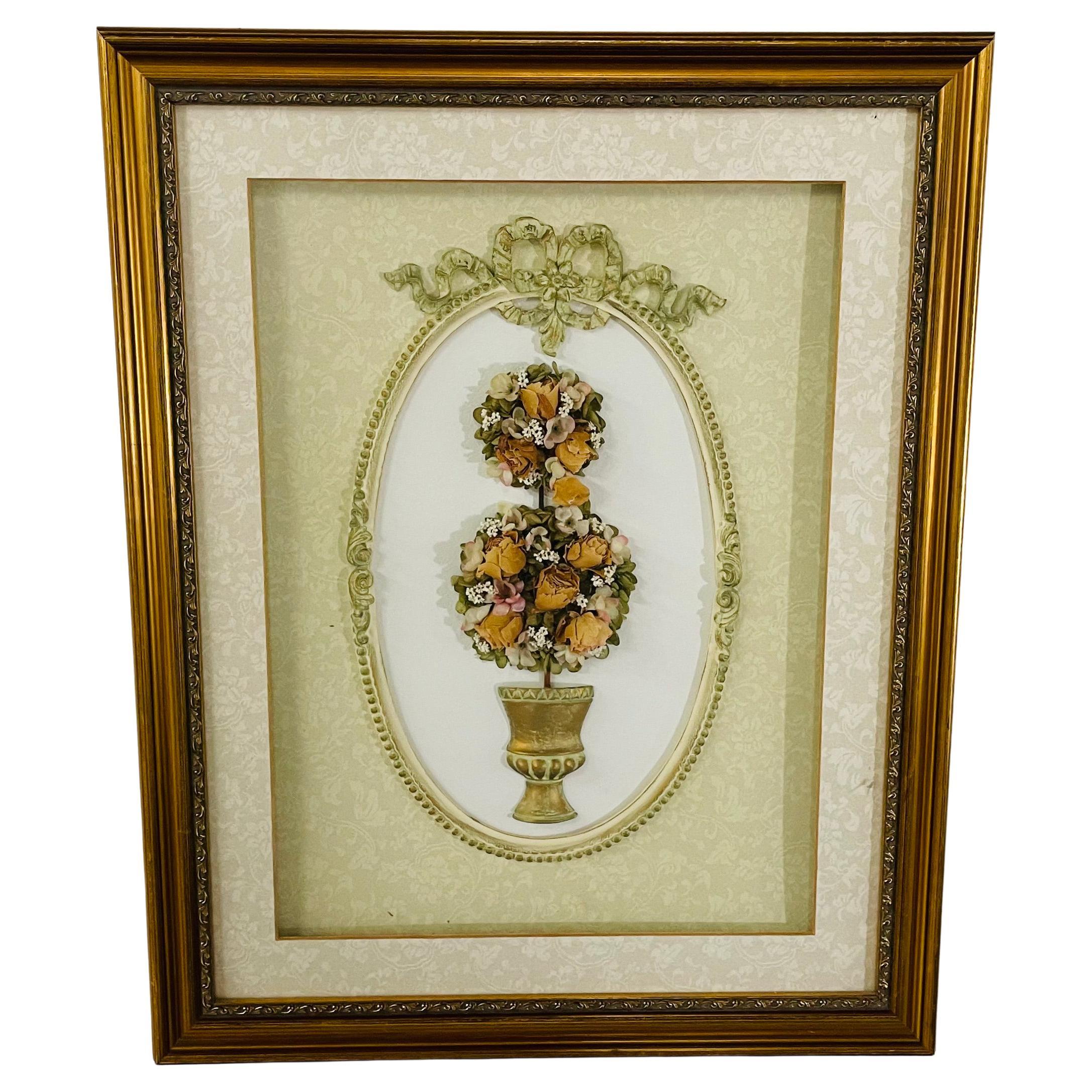 French Style Flowers in a Vase Wall Art