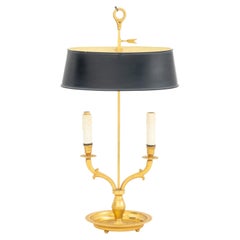 French Style Gilt Metal Bouillotte Lamp