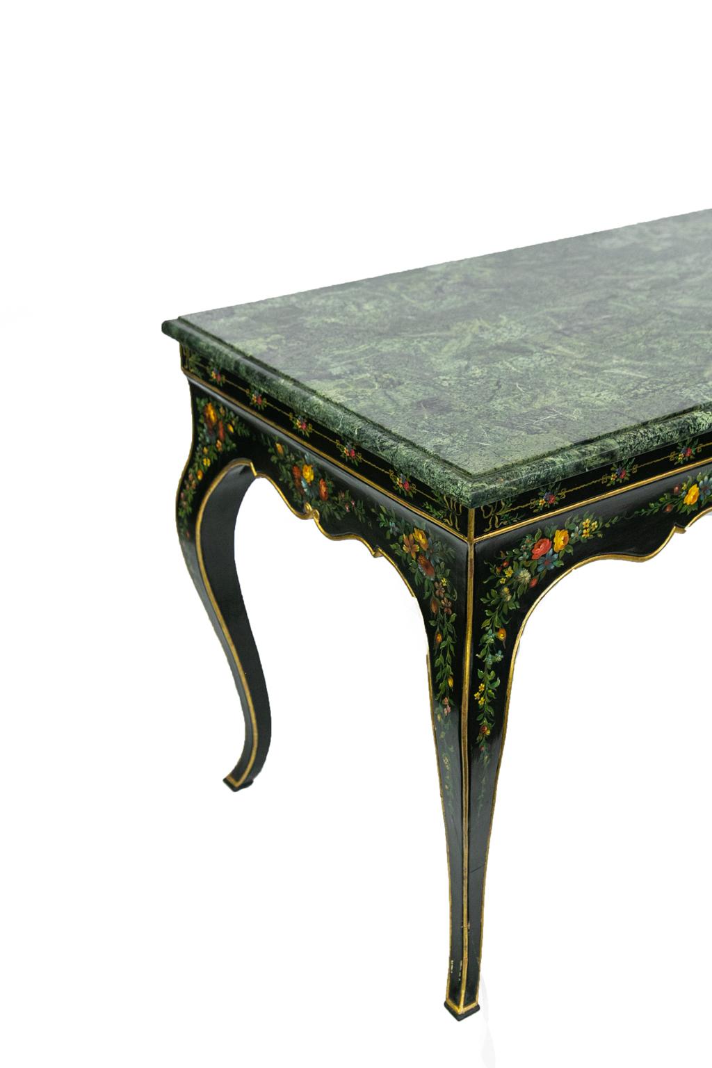Mitteltisch mit Marmorplatte im französischen Stil im Angebot 3