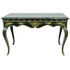 French Style Marble-Top Center Table