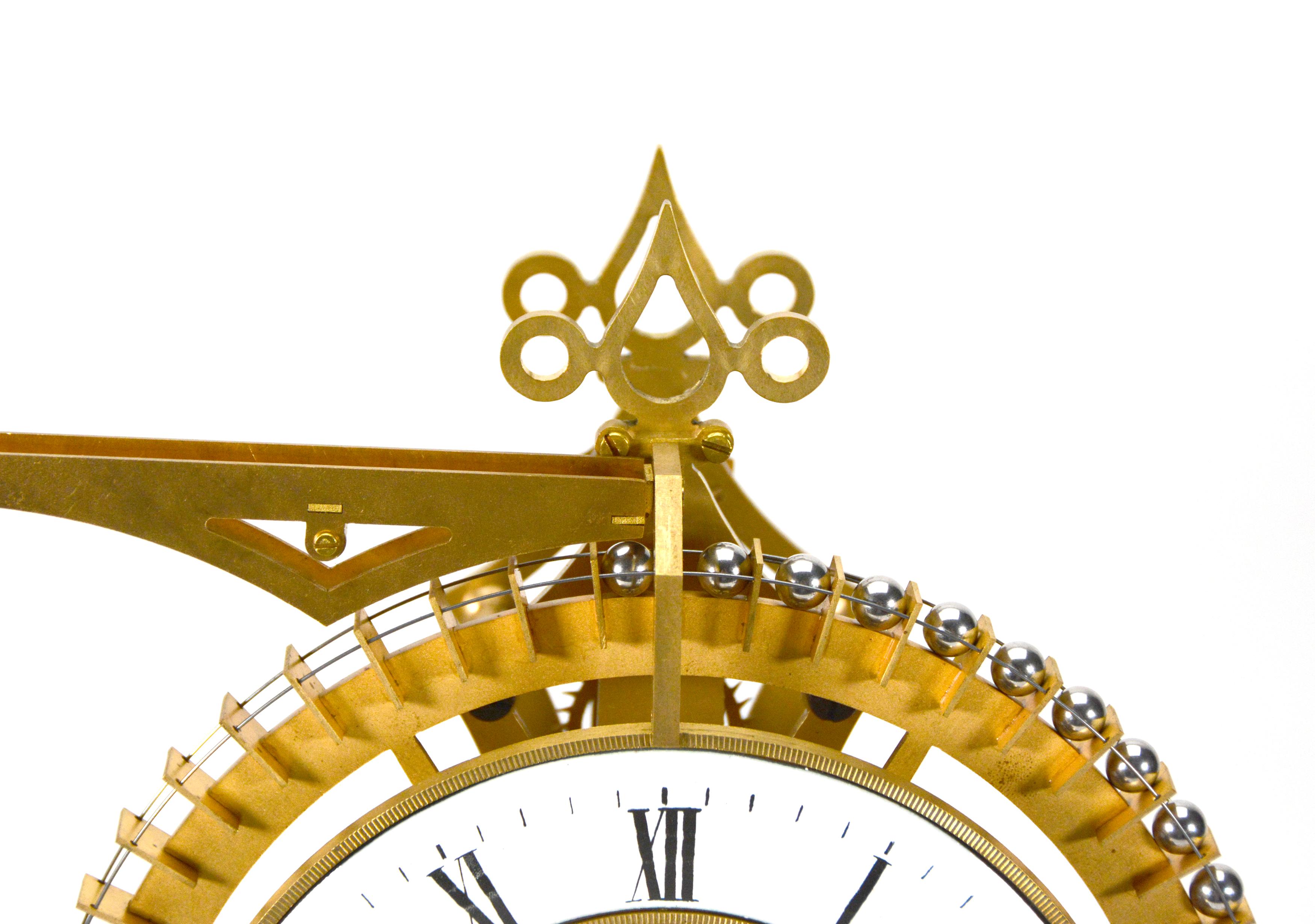 French Style Mystery Big wheel Water Tower Gravity Rolling Ball Industrial Clock For Sale 5