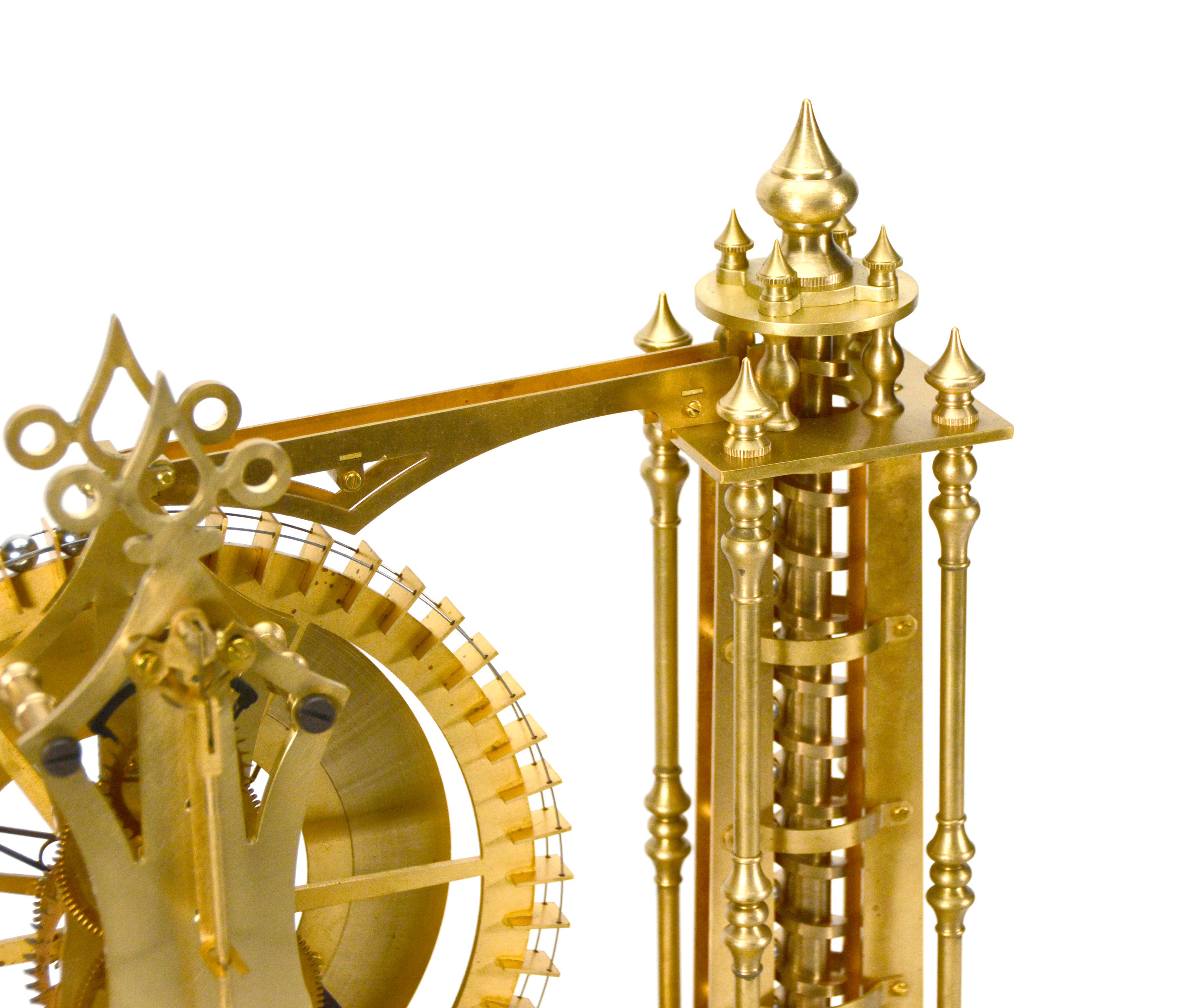 French Style Mystery Big wheel Water Tower Gravity Rolling Ball Industrial Clock For Sale 12