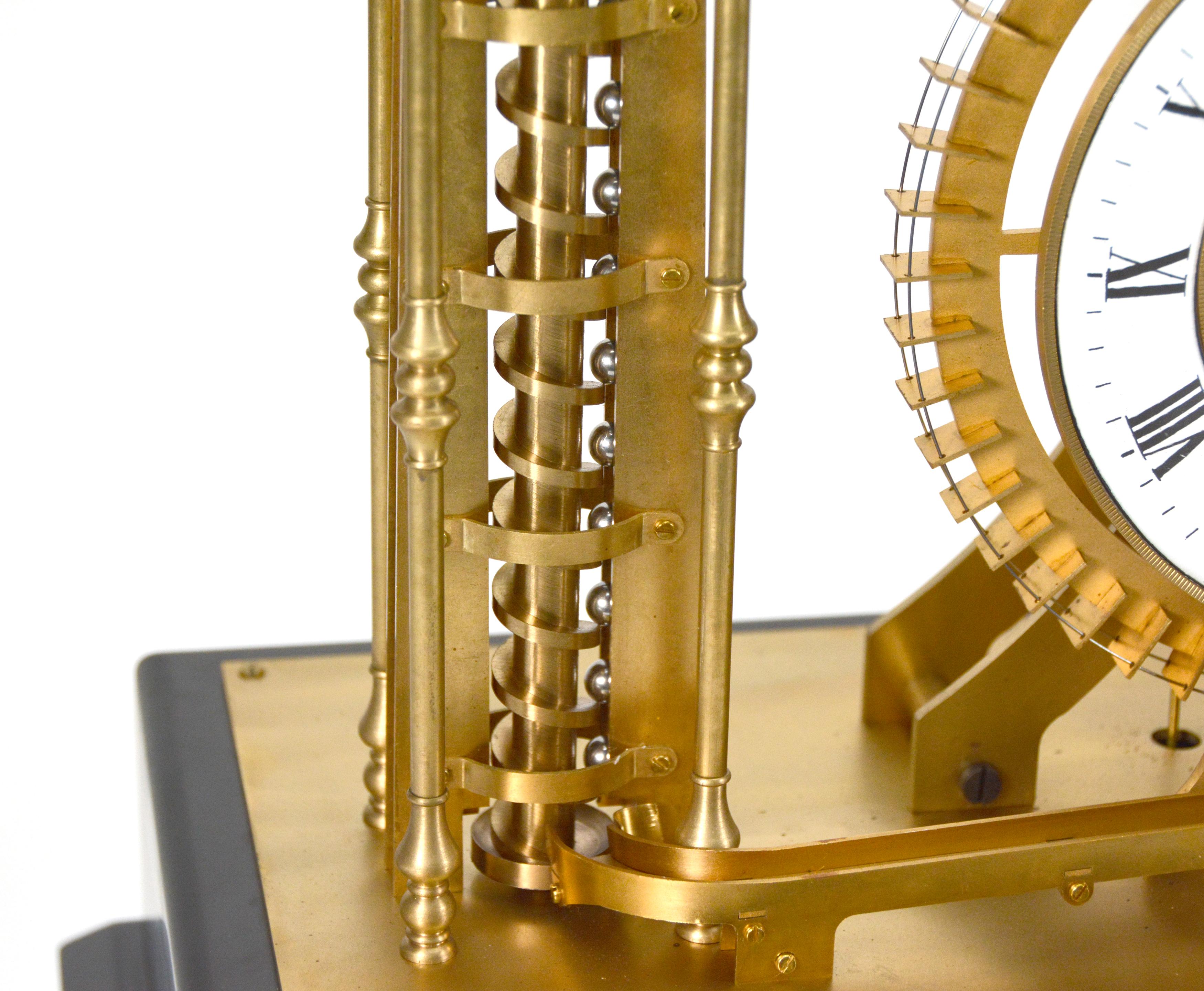 French Style Mystery Big wheel Water Tower Gravity Rolling Ball Industrial Clock For Sale 3