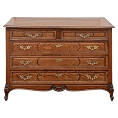 French Style Oak Chest Of Drawers