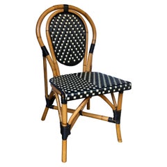 Chaise de salle à manger en rotin de style français Parisien Café Bistro