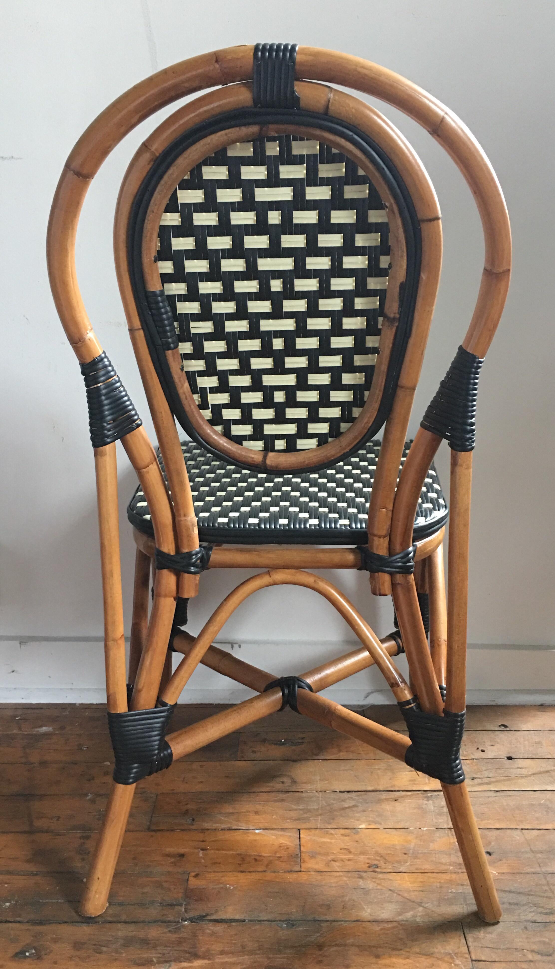parisian woven dining chair