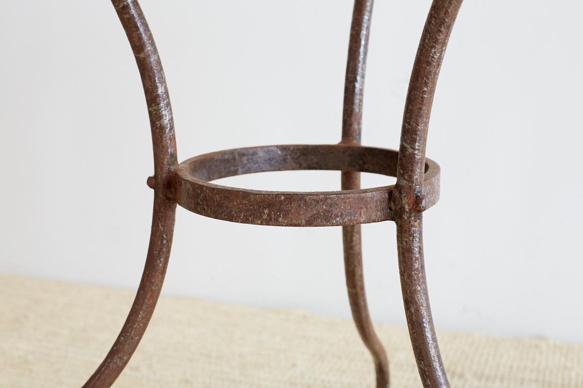 French Style Stone Top Bistro or Cafe Table 8