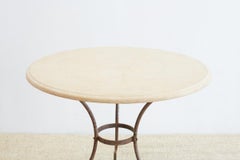French Style Stone Top Bistro or Cafe Table