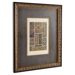 French Style Tapestry Framed Lithograph