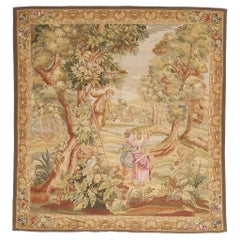 The Cherry Harvest: A Louis XIV Style Tapestry of Rococo Romance