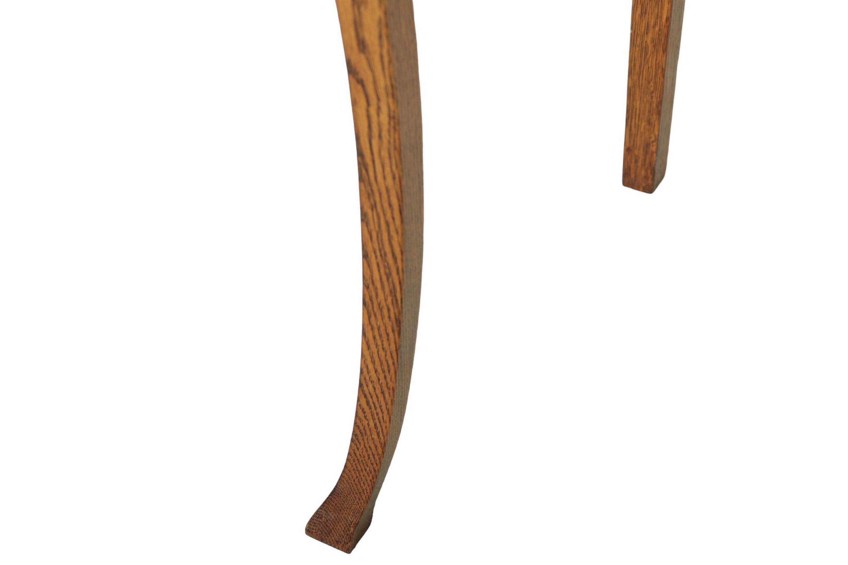 French Style Tiger Oak Vanity Table 2