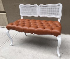 French Style Tufted Bench