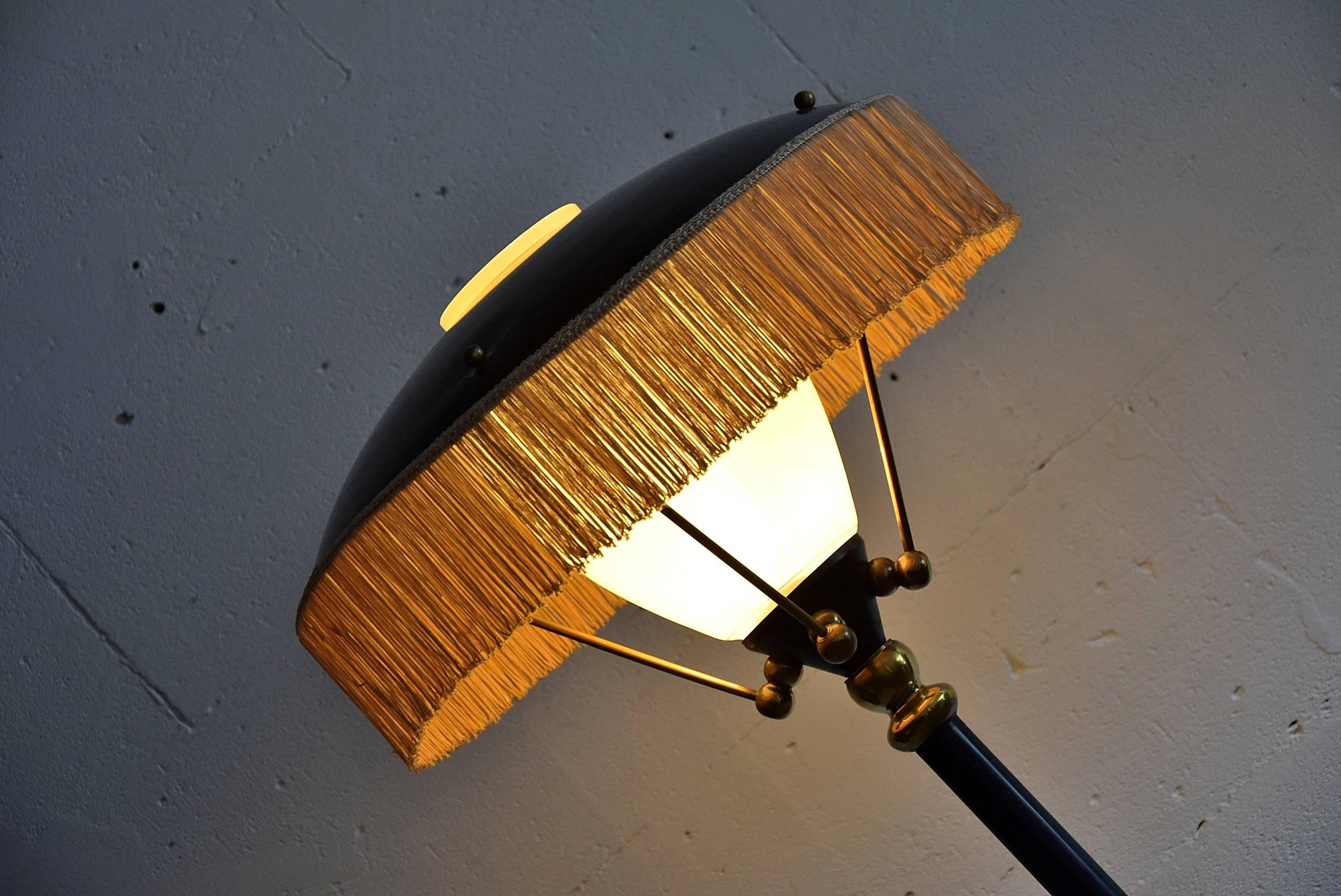 International Style French Mid Century Modern Floor Lamp