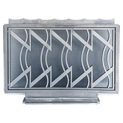 French Stylized Art Deco Fireplace Screen, French Riviera Acquisition
