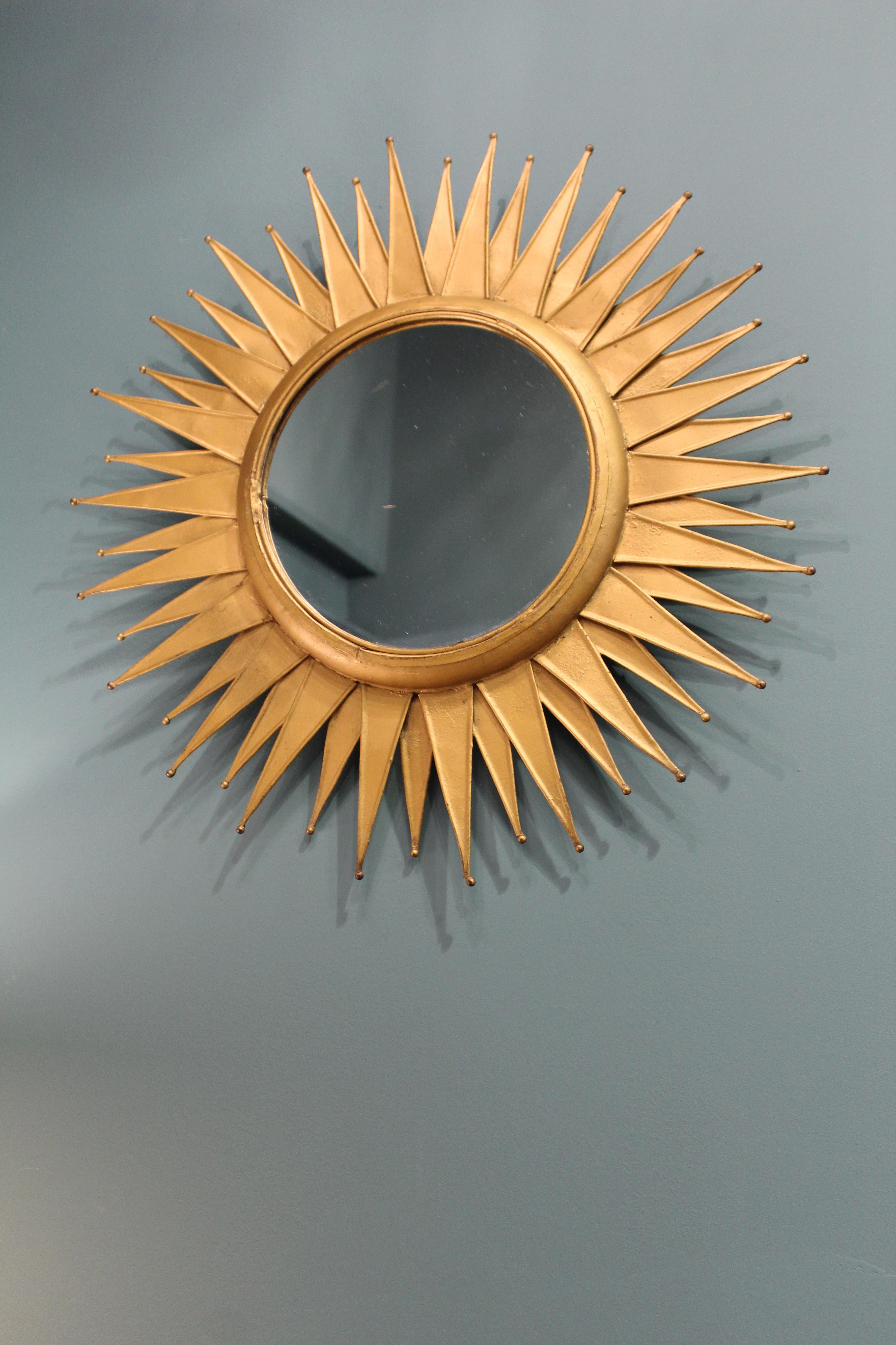 French Sun mirror, 1950s.
 