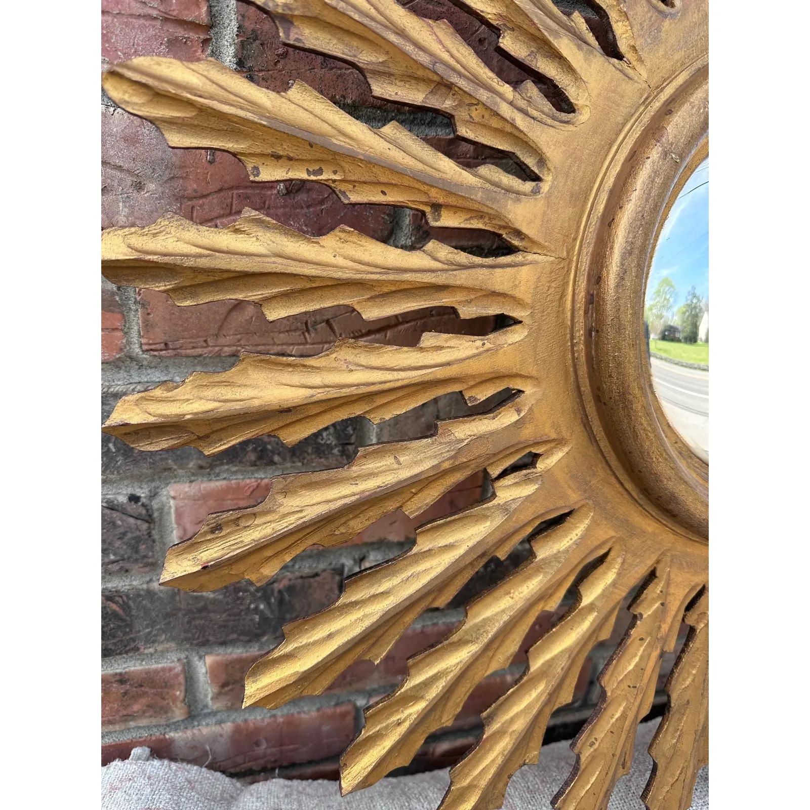 Specchio francese Sunburst In condizioni buone in vendita a Nashville, TN