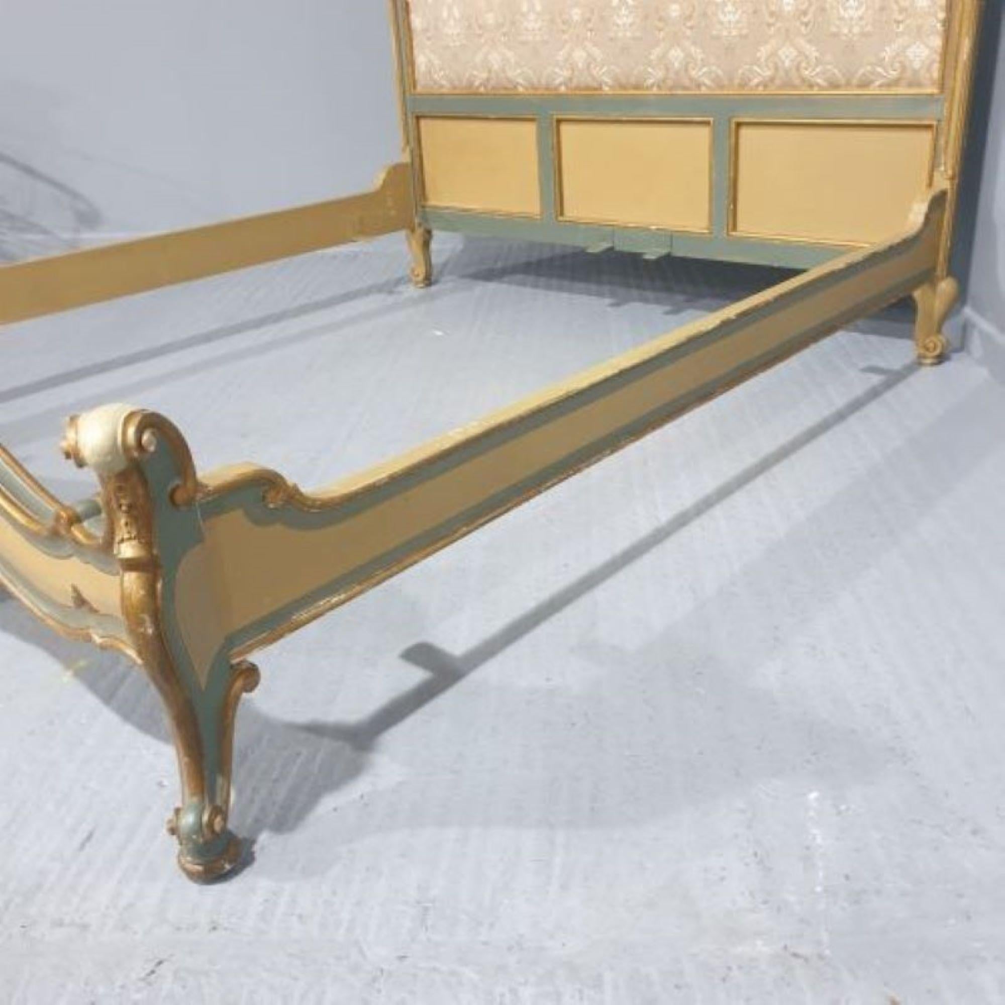French Super King Size Painted Bed For Sale 6