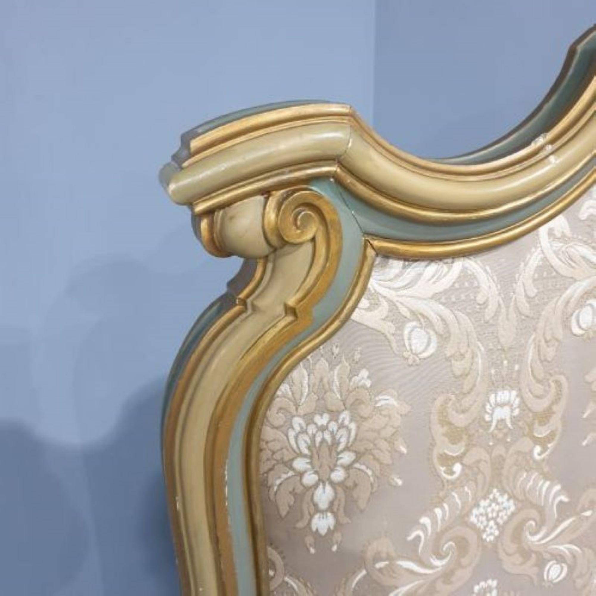 French Super King Size Painted Bed For Sale 3