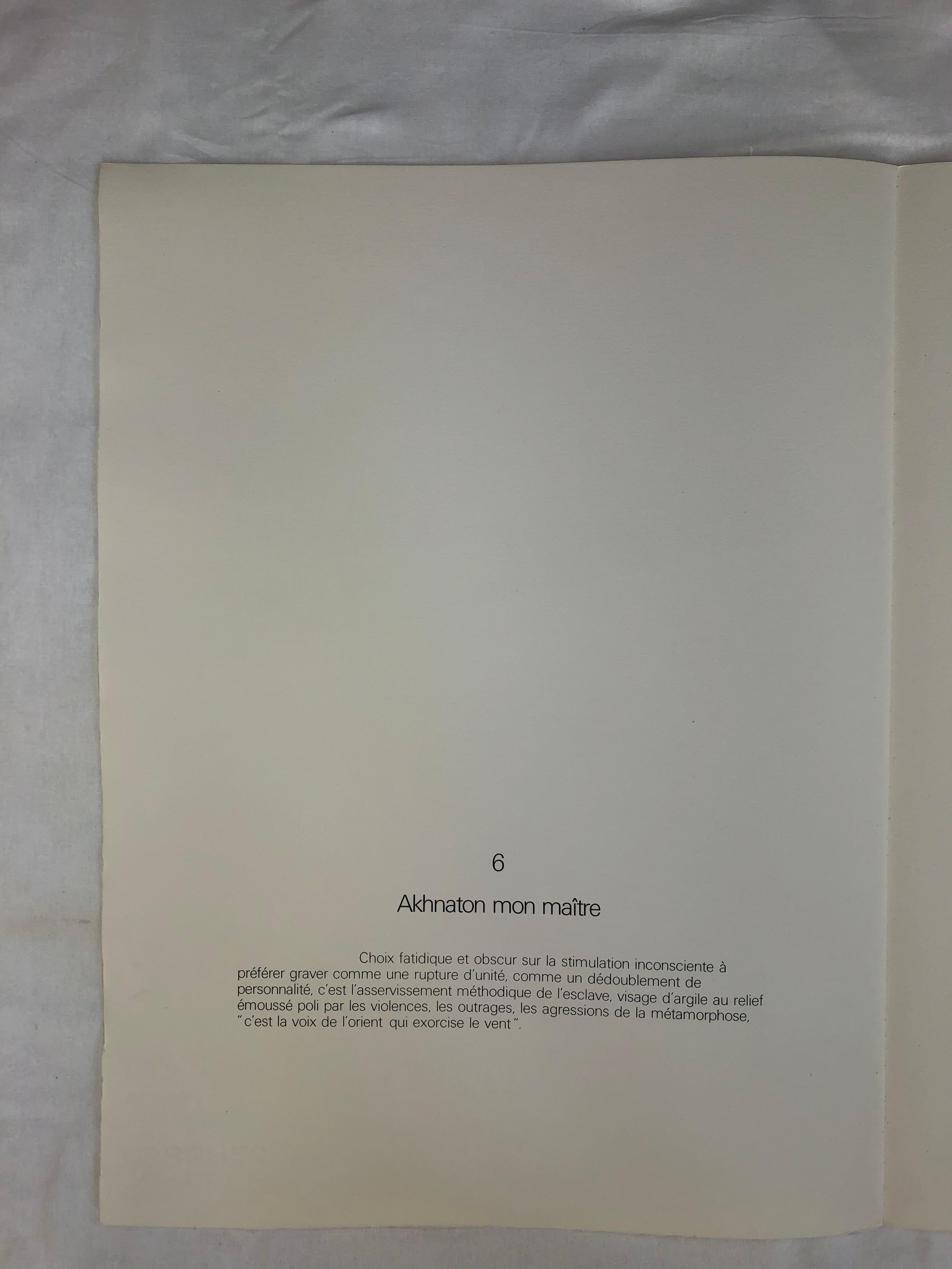 Dibujo surrealista francés inspirado en Dalí, firmado por Gerald Moreno en venta 1
