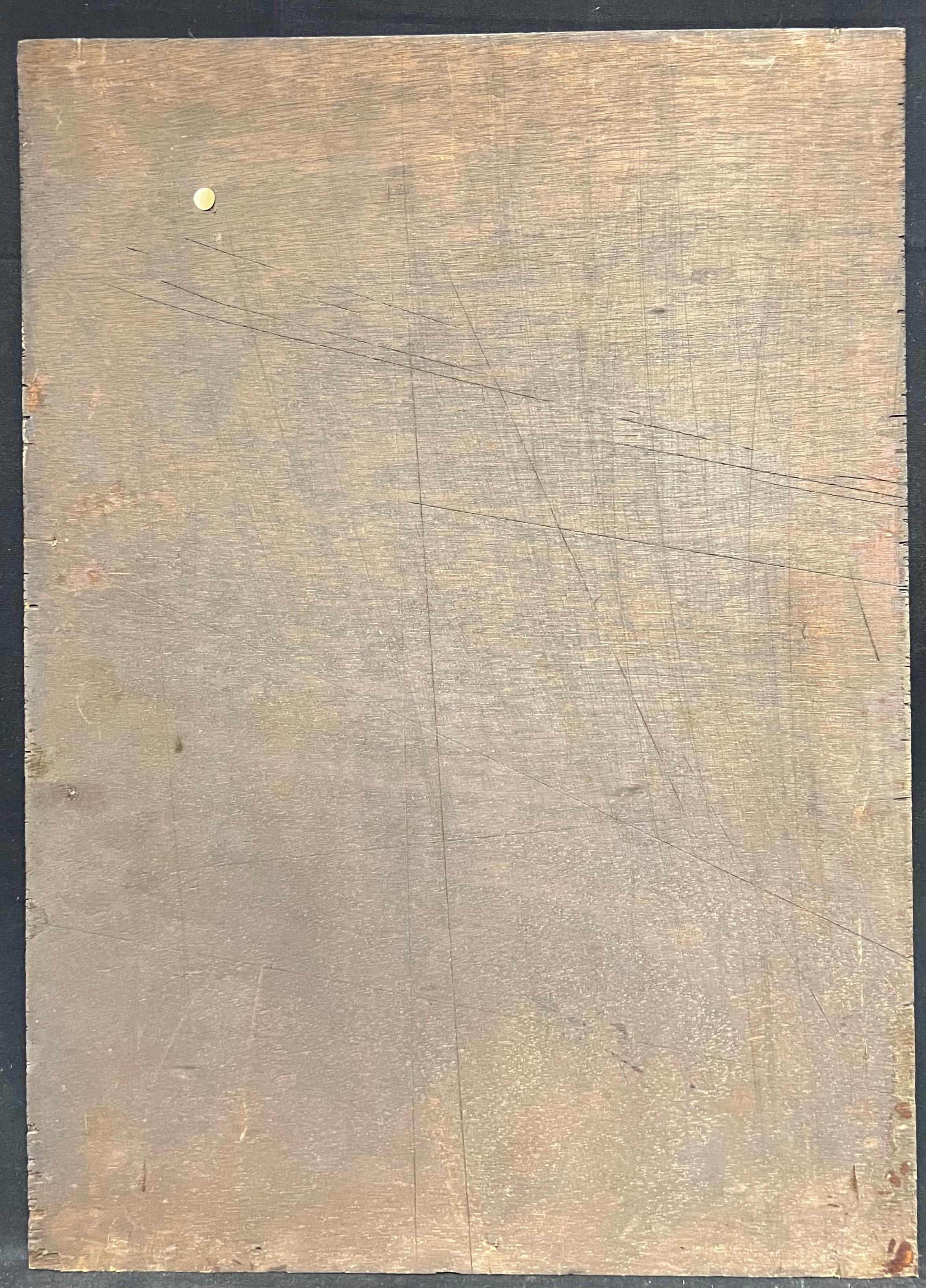 Diana bañándose con Cupido  Pintura al óleo surrealista francesa de mediados del siglo XX en venta 4