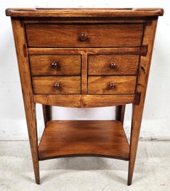 French Table Chiffonnière Side End Lamp Nightstand