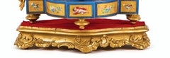 French Table Clock 19th Century Sign Lefevre-Paris