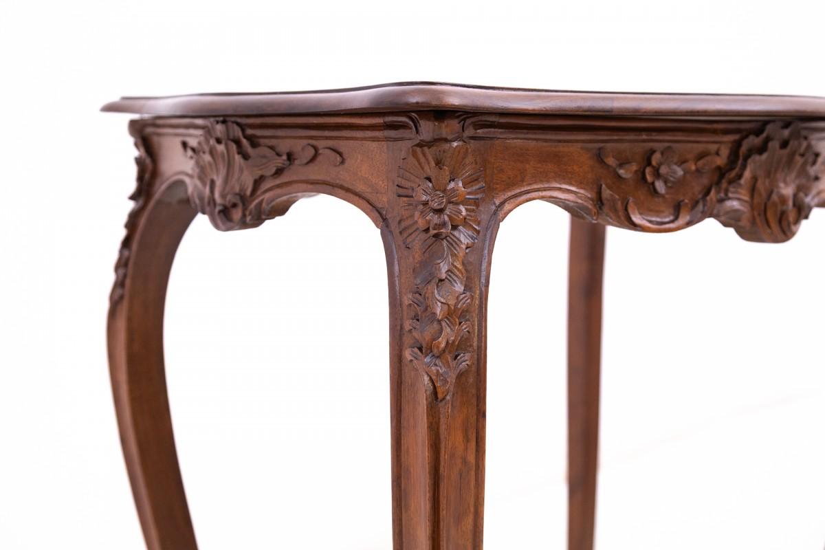 Table française datant d'environ 1890. Bon état - En vente à Chorzów, PL