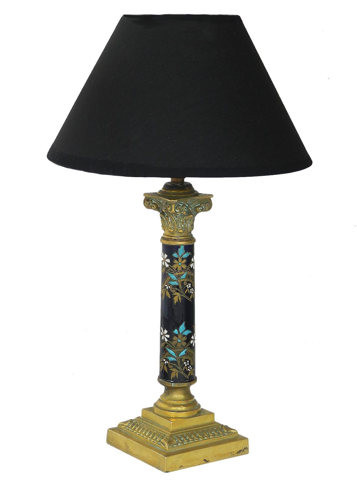 corinthian column table lamps