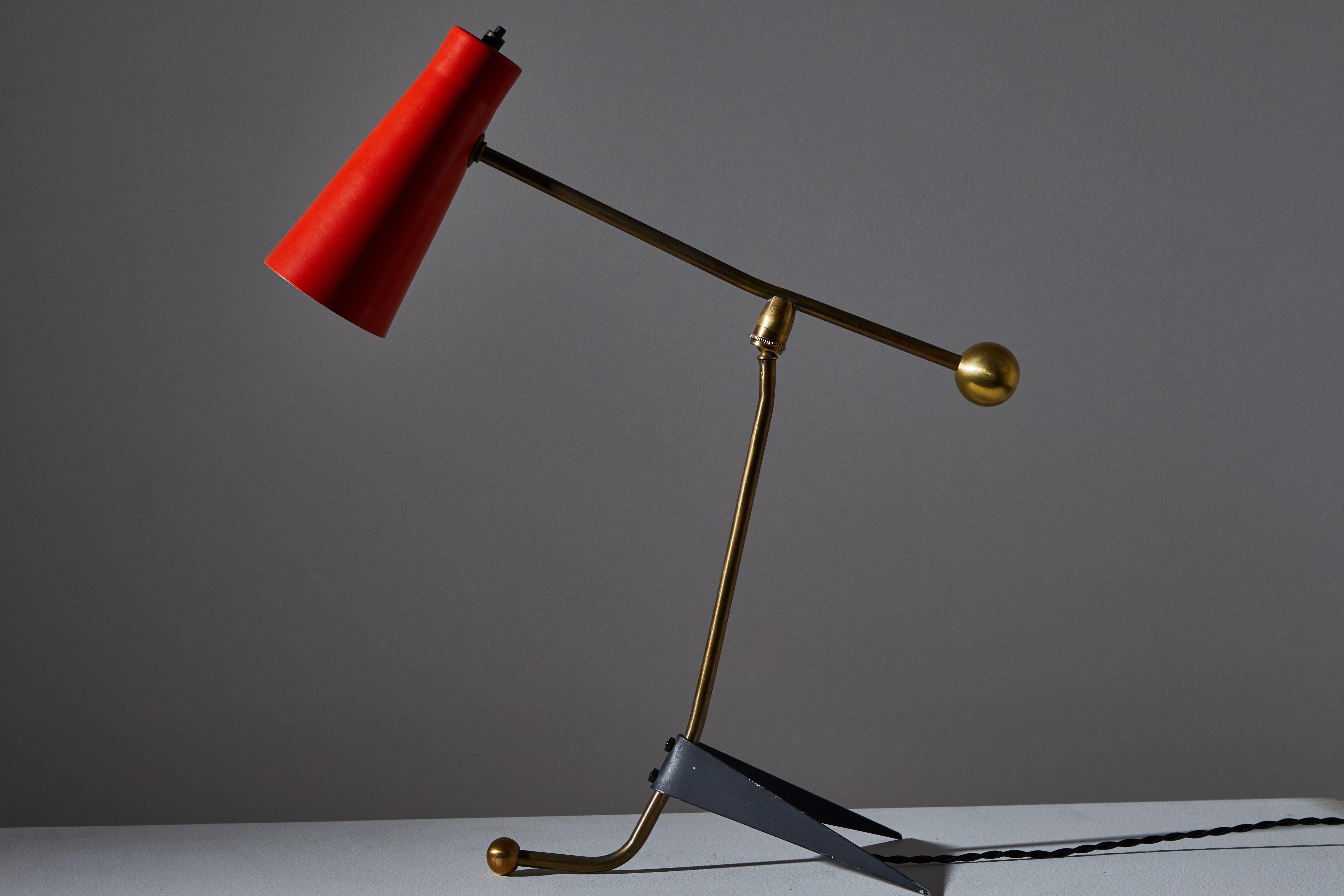 Metal French Table Lamp