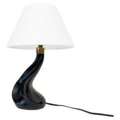 Vintage French Table Lamp in the Style of Jouve, France 1950s
