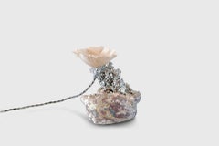 Lampada da tavolo francese Modello "Epilith III" Elissa Lacoste Alluminio, Resina, Pigmenti