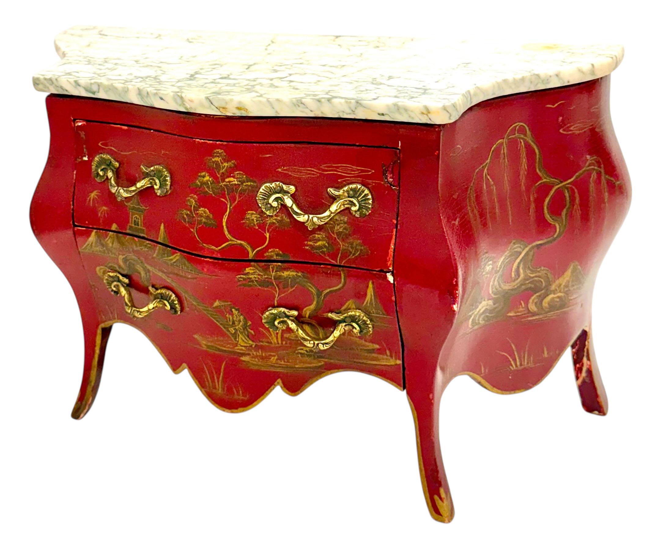 Échantillon de coffre de vendeur de table français Bon état - En vente à Tampa, FL