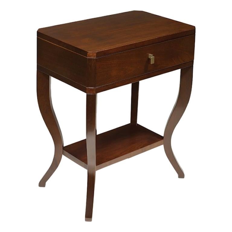 French Talbot Bedside Table, 20th Century For Sale