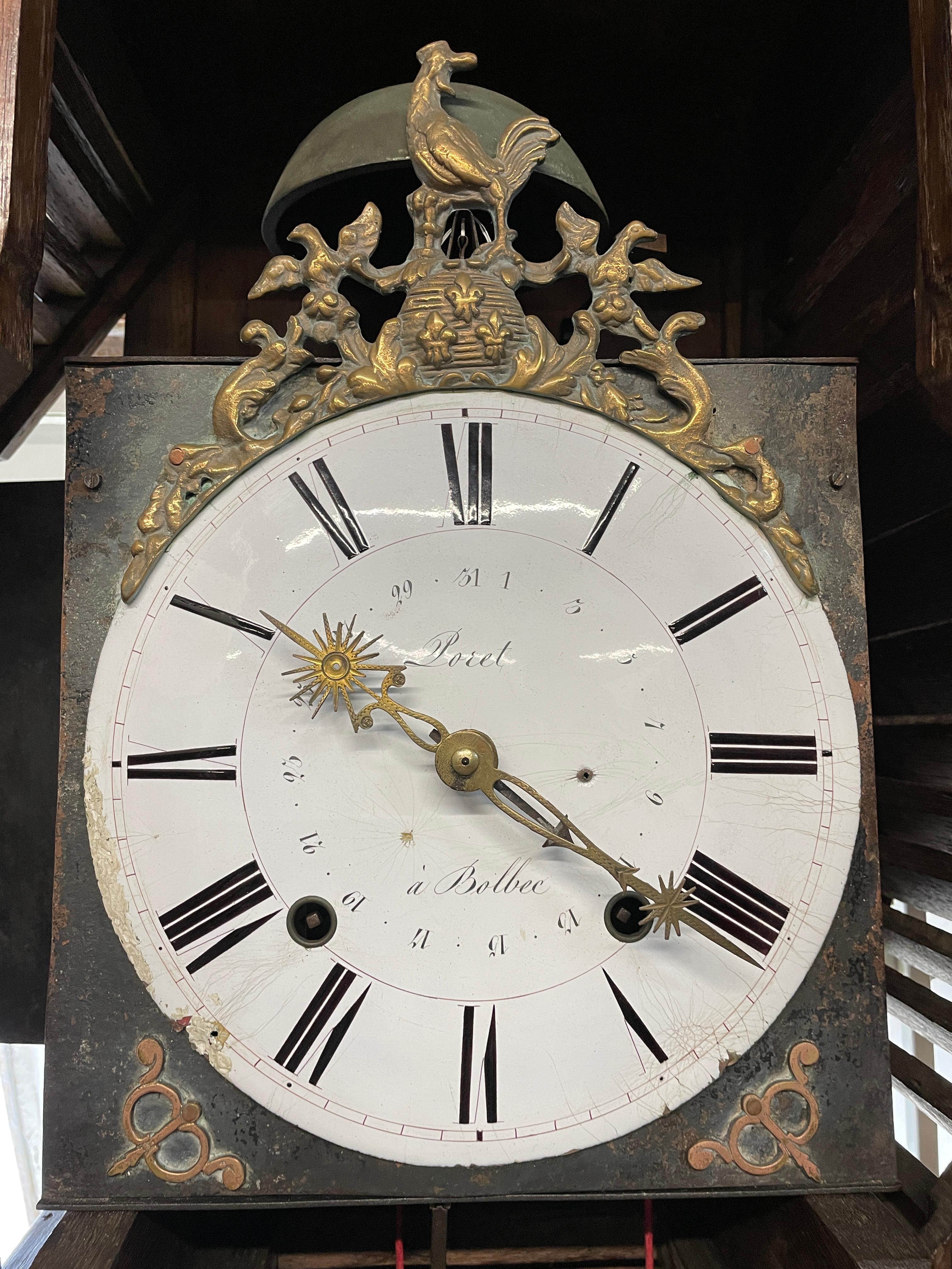 Horloge ou horloge de parquet à grand boîtier français 3