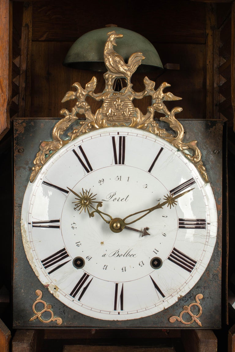 French Tall Case Clock or Horloge de Parquet For Sale 1