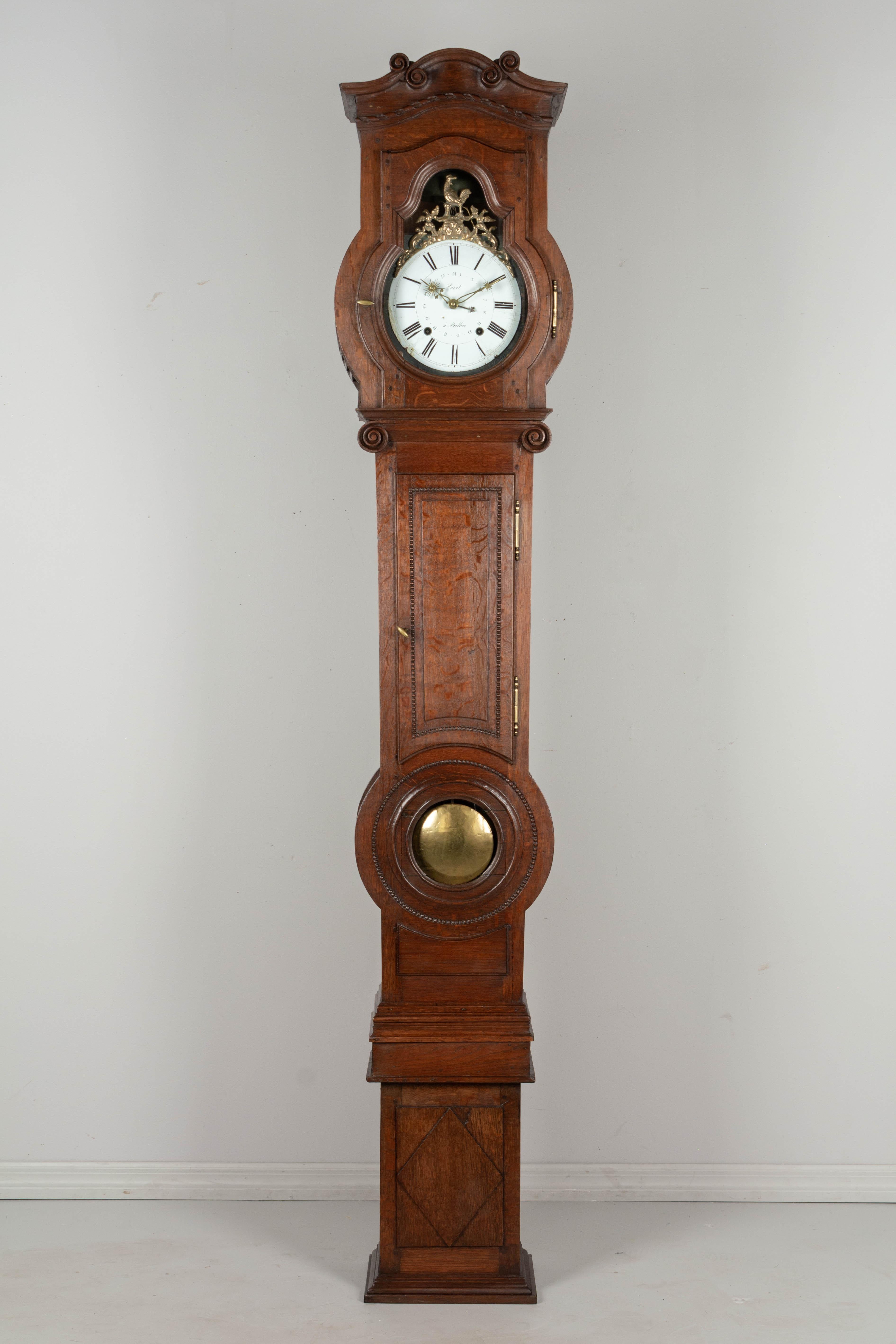 French Tall Case Clock or Horloge de Parquet For Sale 2