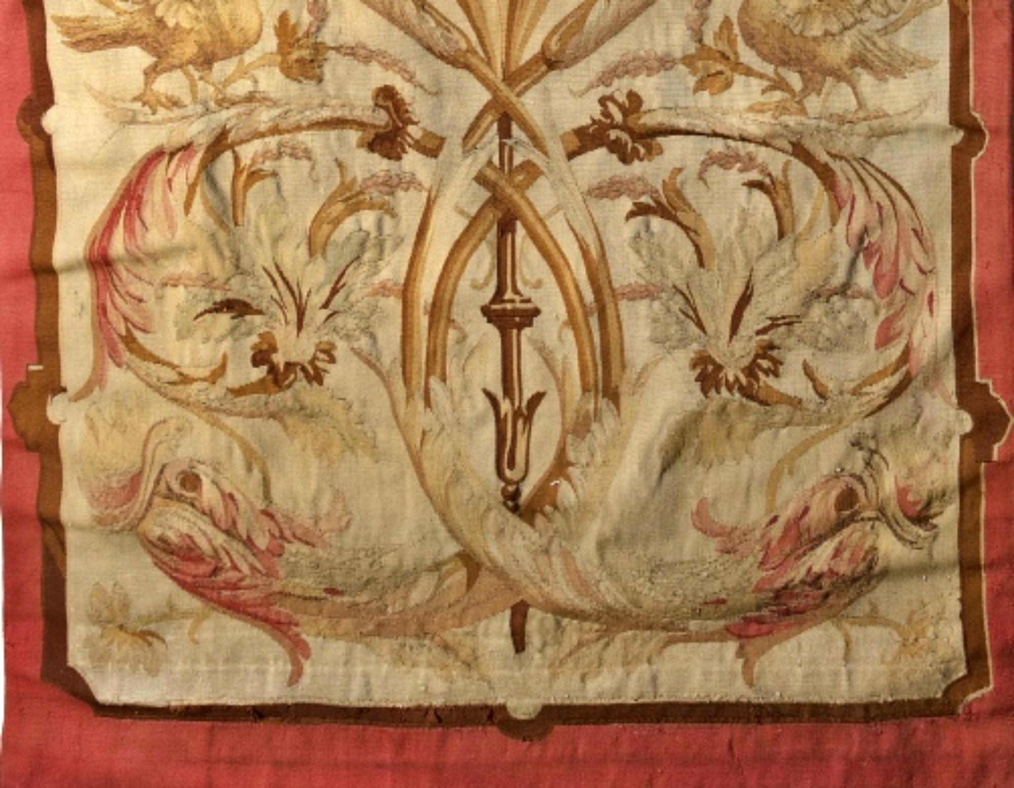 Hand-Crafted French Tapestry, 18th Century For Sale