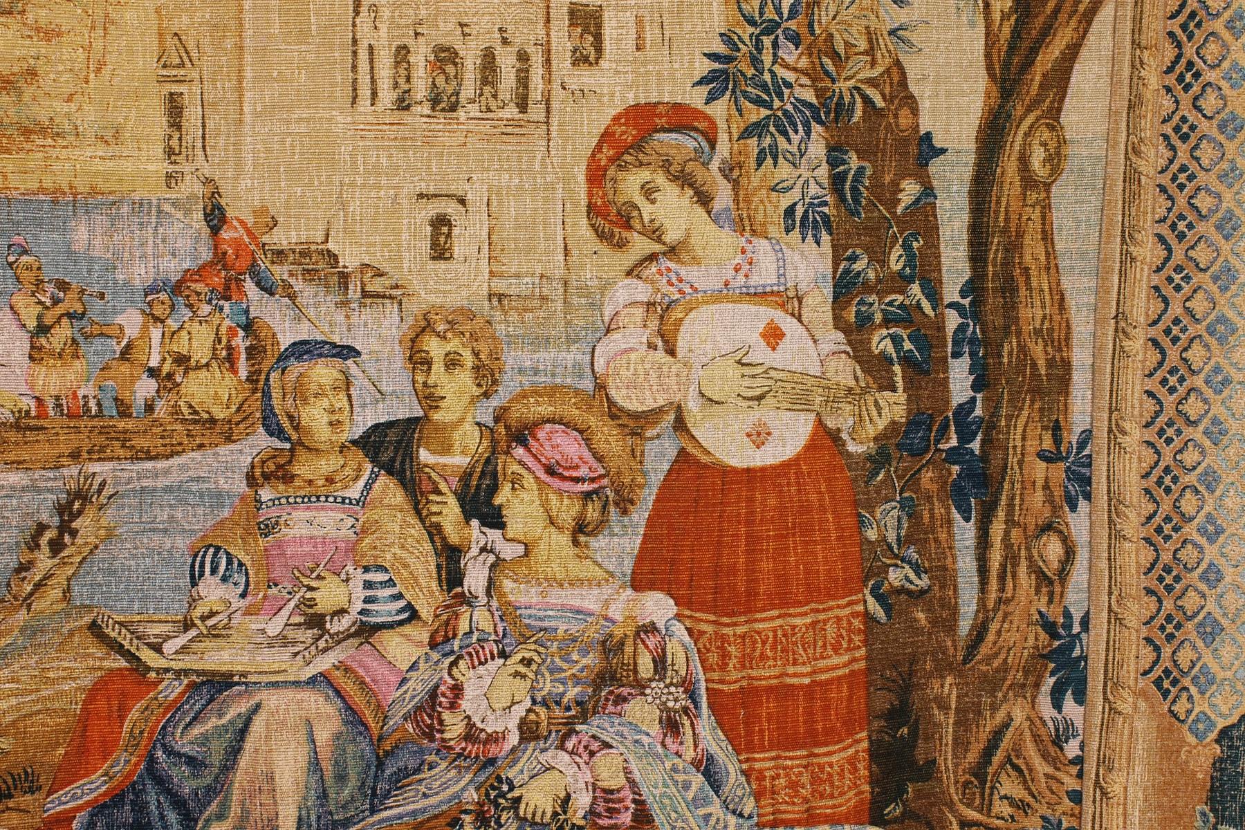 Französischer Wandteppich – Allegorie des Frühlings im Angebot 2