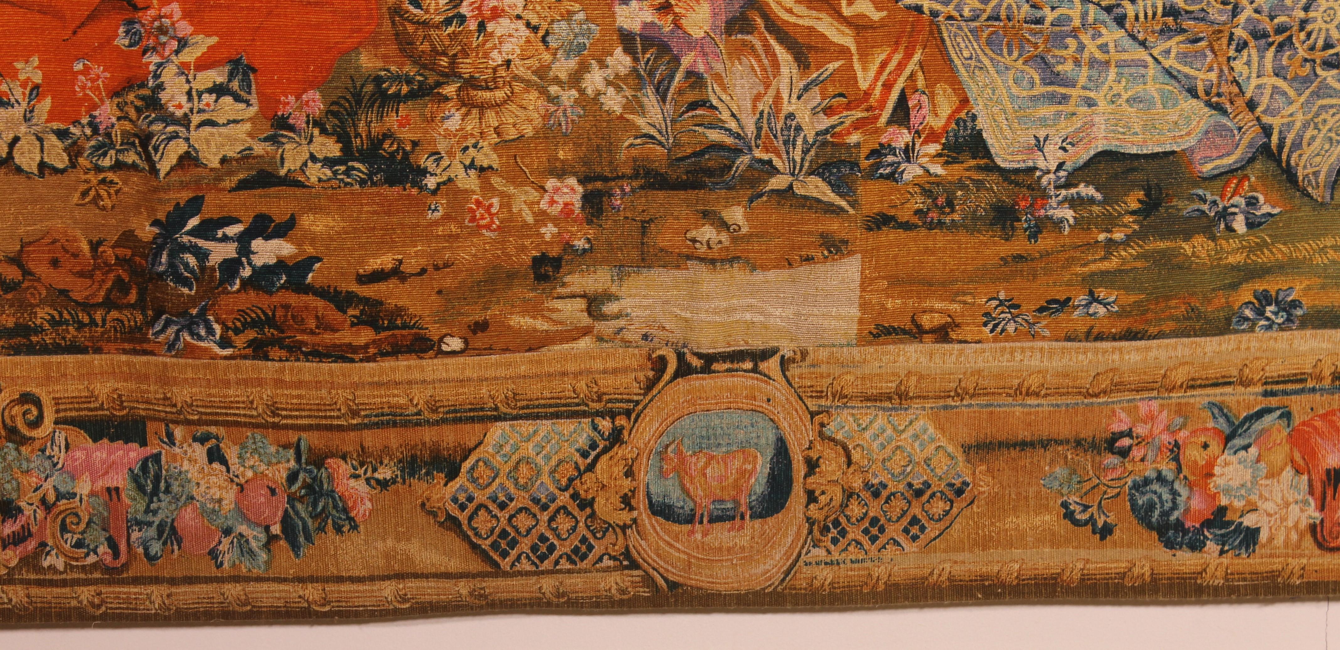 Französischer Wandteppich – Allegorie des Frühlings im Angebot 3