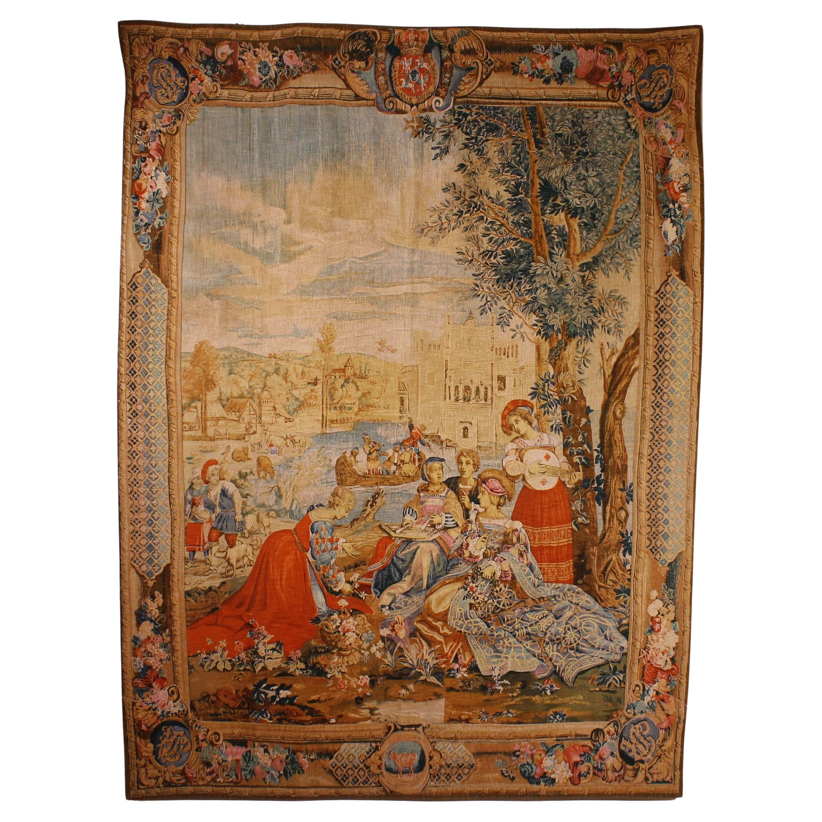 Tapisserie française - Allégorie du printemps