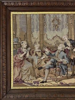 Tapisserie française vers 1950 encadrée, N° 1169