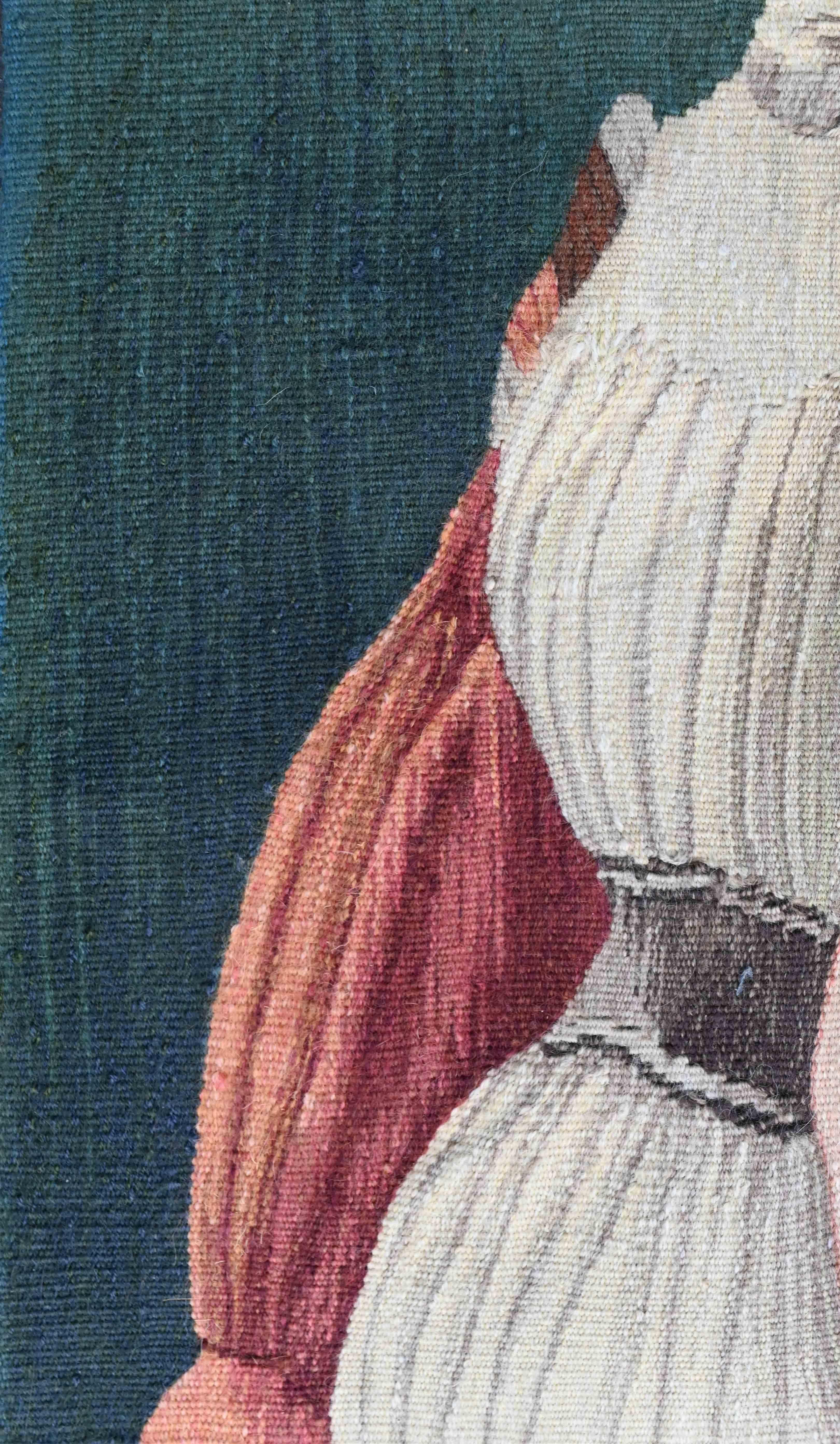 Hand-Woven French Tapestry, Atelier La Renaude - Princess of the Villa d'Este - No. 1472 For Sale