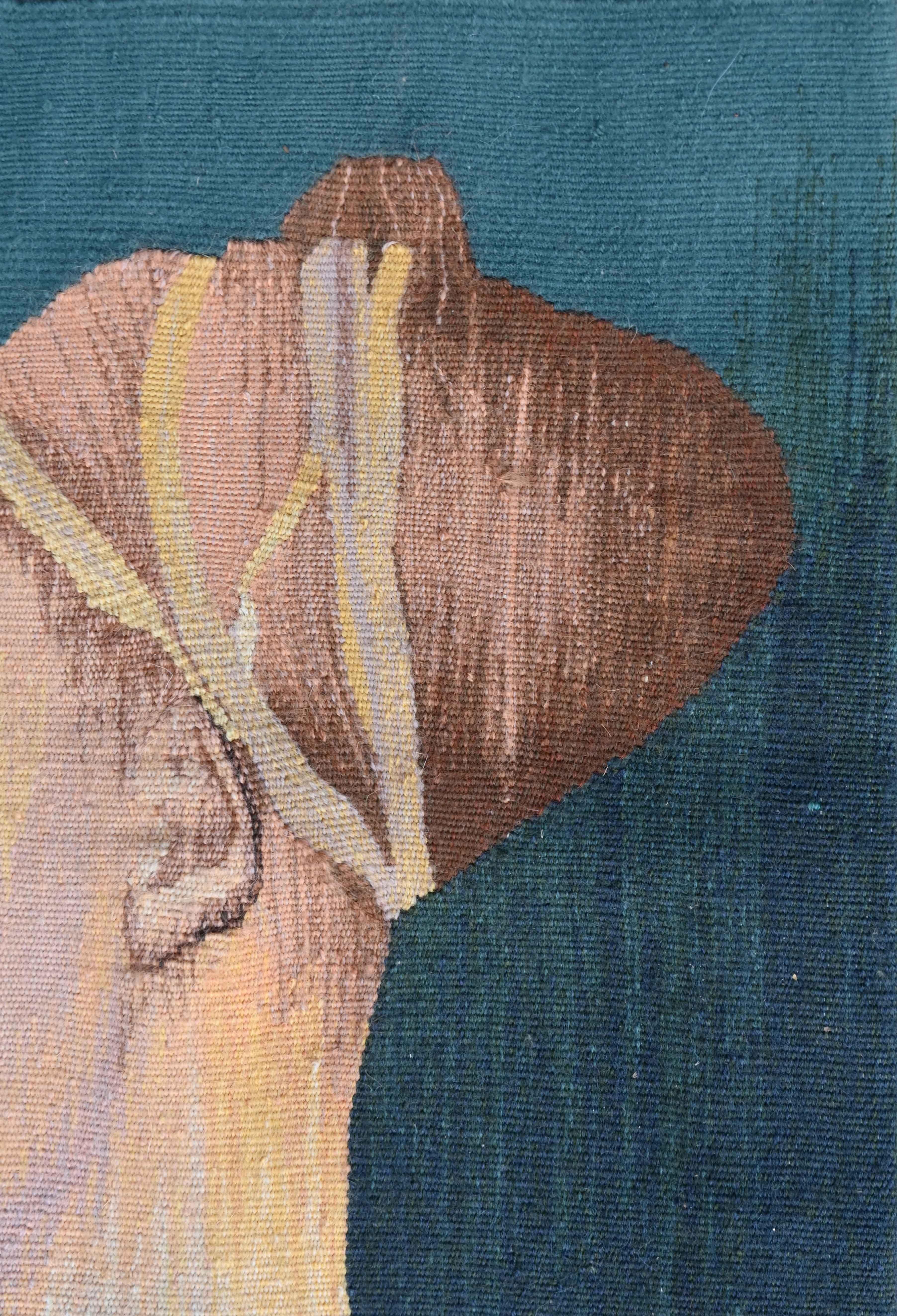 20th Century French Tapestry, Atelier La Renaude - Princess of the Villa d'Este - No. 1472 For Sale