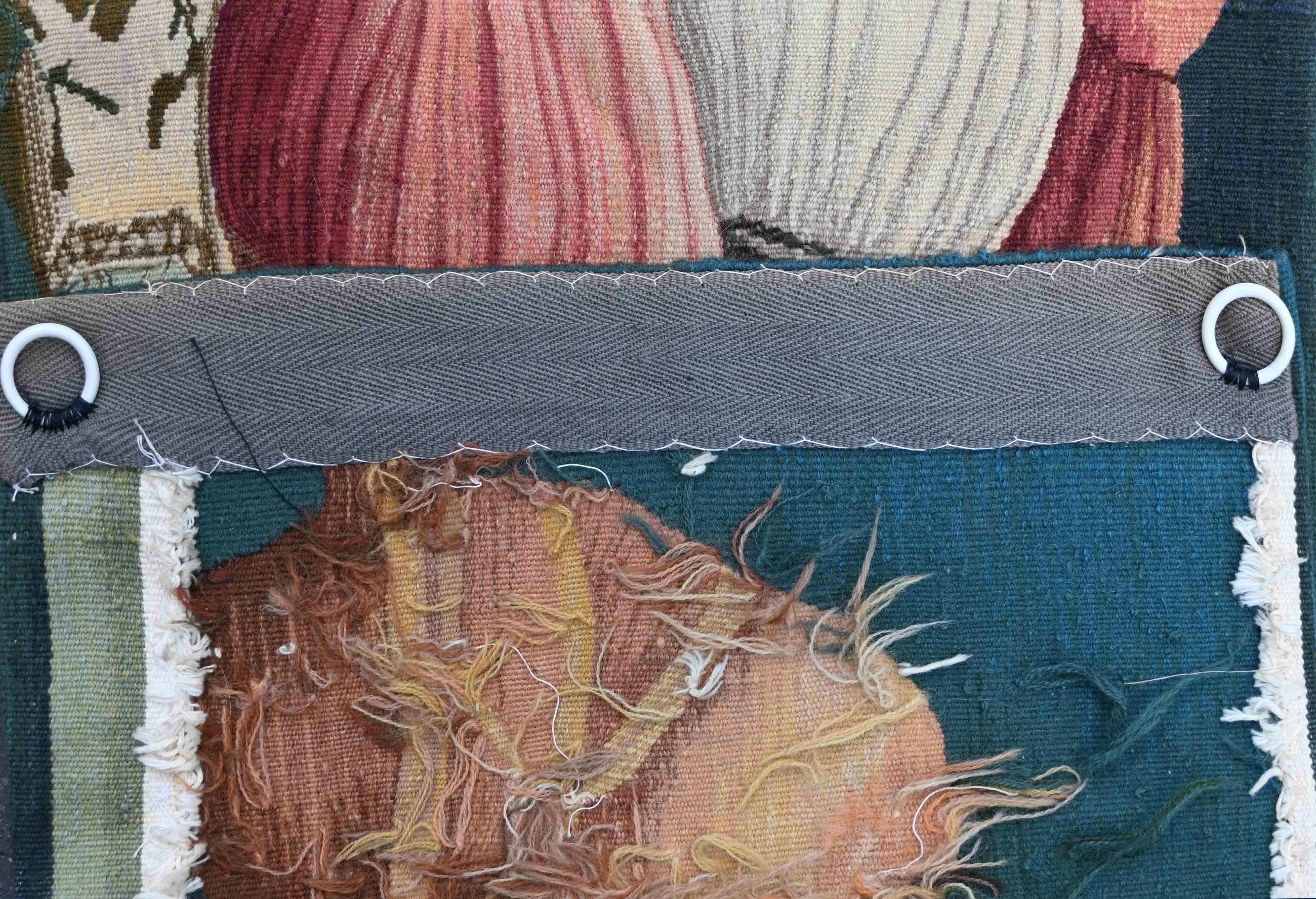 French Tapestry, Atelier La Renaude - Princess of the Villa d'Este - No. 1472 For Sale 1