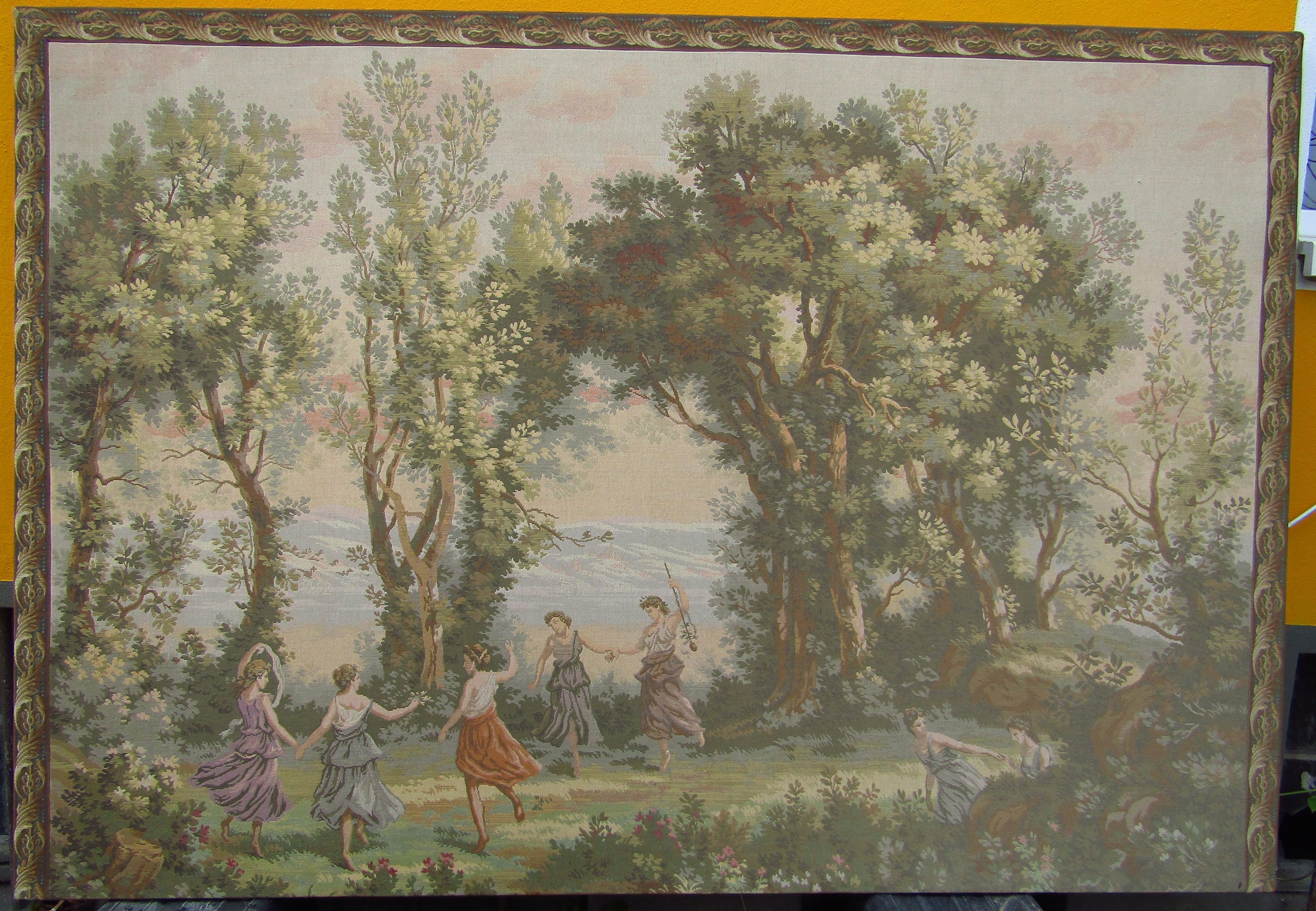 French Tapestry Aubusson Style, 1880 4