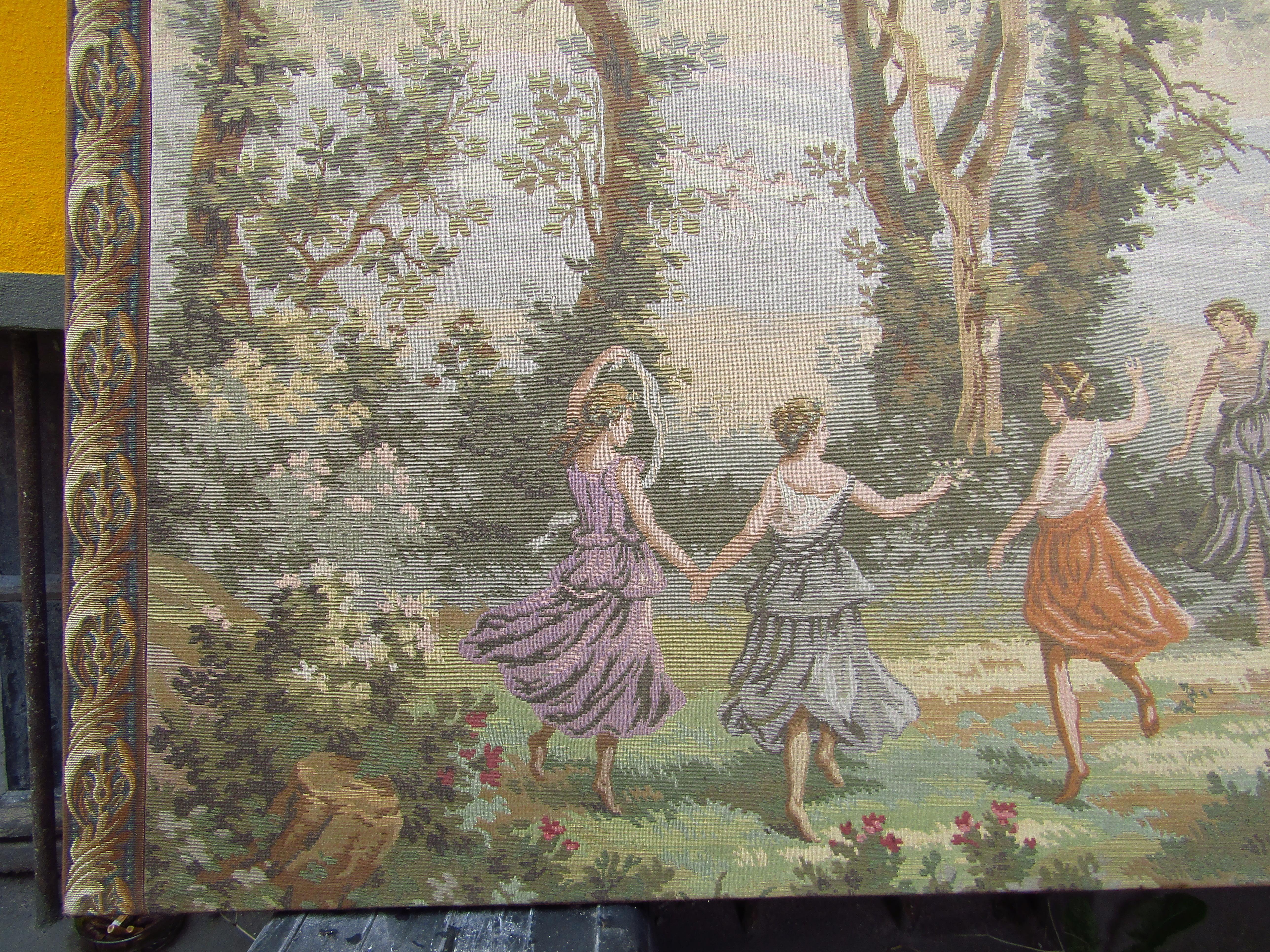 French Tapestry Aubusson Style, 1880 6