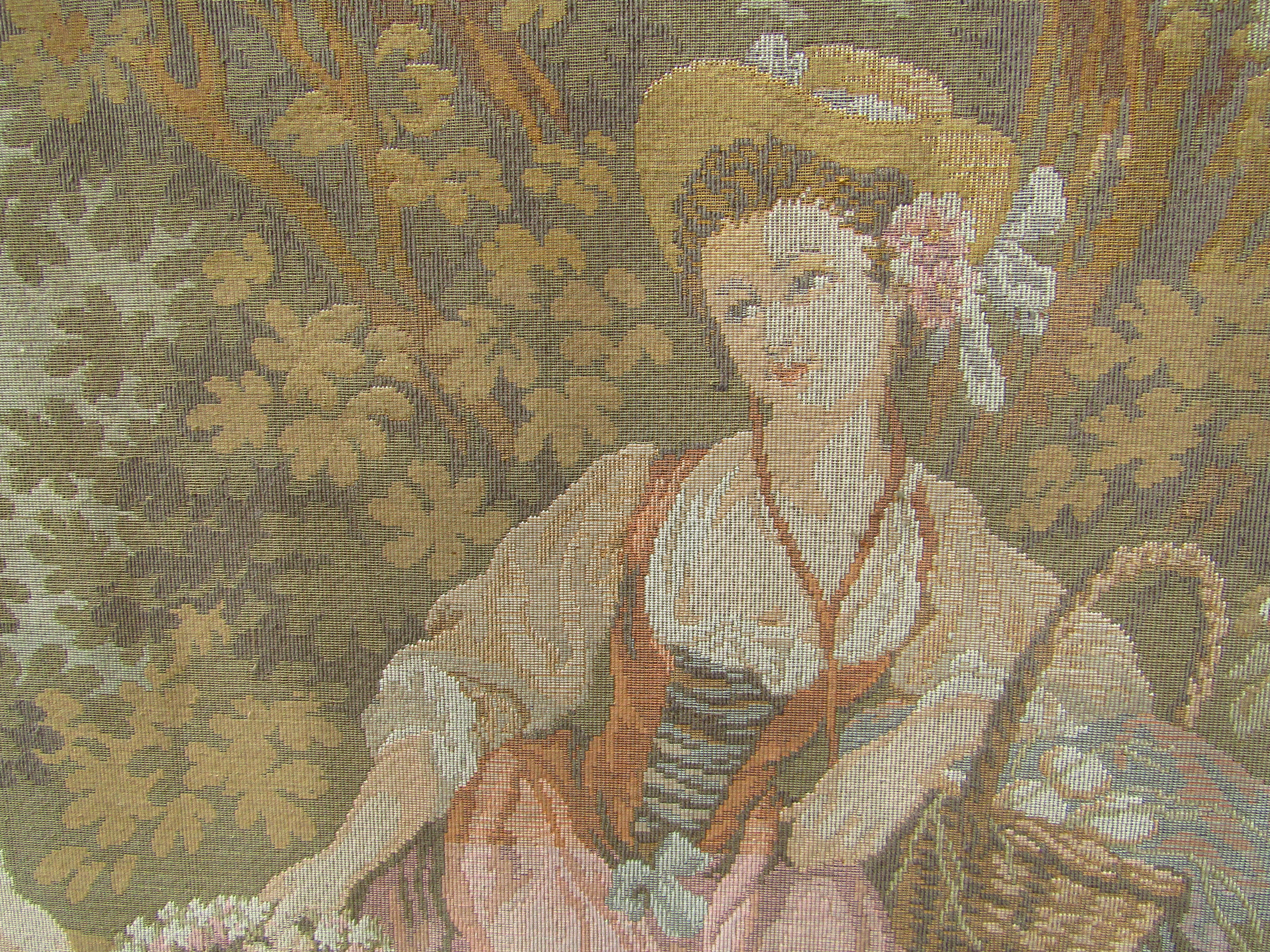 Französischer französischer Wandteppich im Aubusson-Stil, 1880 im Angebot 8